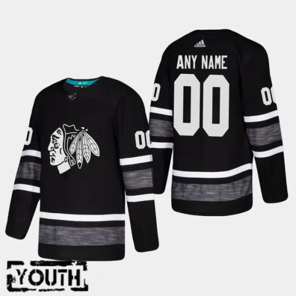 Adidas NHL Chicago Blackhawks Personalisiert All Star 2019 Authentic Trikot - Kinder (Schwarz) Adidas NHL Chicago Blackhawks Personalisiert All Star 2019 Authentic Trikot - Kinder (Schwarz)
