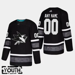 Adidas NHL San Jose Sharks Personalisiert All Star 2019 Authentic Trikot - Kinder (Schwarz) Adidas NHL San Jose Sharks Personalisiert All Star 2019 Authentic Trikot - Kinder (Schwarz)