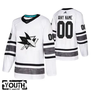 Adidas NHL San Jose Sharks Personalisiert All Star 2019 Authentic Trikot - Kinder (Weiss) Adidas NHL San Jose Sharks Personalisiert All Star 2019 Authentic Trikot - Kinder (Weiss)