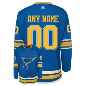 Adidas St. Louis Blues Personalisiert Alternate Authentic Trikot - Herren Adidas St. Louis Blues Personalisiert Alternate Authentic Trikot - Herren