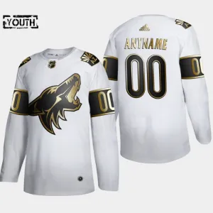 Adidas Arizona Coyotes Personalisiert Golden Edition Authentic Trikot - Kinder (Weiss) Adidas Arizona Coyotes Personalisiert Golden Edition Authentic Trikot - Kinder (Weiss)