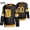 Adidas Boston Bruins Personalisiert Authentic Trikot - Kinder (Schwarz)