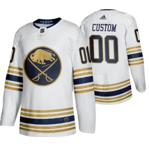Adidas Buffalo Sabres Personalisiert 50 Jahre Jubiläum Authentic Trikot - Herren (Weiss) Adidas Buffalo Sabres Personalisiert 50 Jahre Jubiläum Authentic Trikot - Herren (Weiss)
