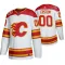 Adidas Calgary Flames 2019 Personalisiert Heritage Classic Authentic Trikot - Herren (Weiss)