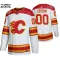 Adidas Calgary Flames 2019 Personalisiert Heritage Classic Authentic Trikot - Kinder (Weiss)