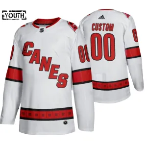 Adidas Carolina Hurricanes Personalisiert Authentic Trikot - Kinder (Weiss) Adidas Carolina Hurricanes Personalisiert Authentic Trikot - Kinder (Weiss)