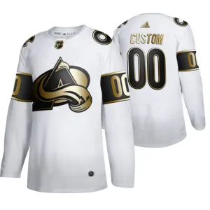 Adidas Colorado Avalanche Personalisiert Golden Edition Authentic Trikot - Herren (Weiss) Adidas Colorado Avalanche Personalisiert Golden Edition Authentic Trikot - Herren (Weiss)