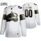 Adidas Colorado Avalanche Personalisiert Golden Edition Authentic Trikot - Kinder (Weiss)