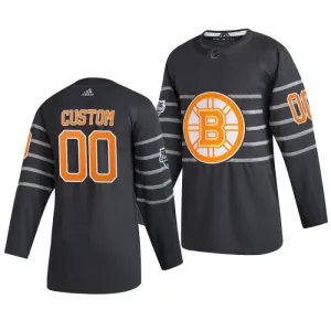 Adidas NHL Boston Bruins Personalisiert All Star 2020 Authentic Trikot - Herren (Grau) Adidas NHL Boston Bruins Personalisiert All Star 2020 Authentic Trikot - Herren (Grau)