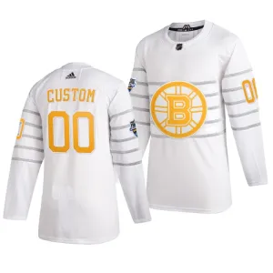 Adidas NHL Boston Bruins Personalisiert All Star 2020 Authentic Trikot - Herren (Weiss) Adidas NHL Boston Bruins Personalisiert All Star 2020 Authentic Trikot - Herren (Weiss)
