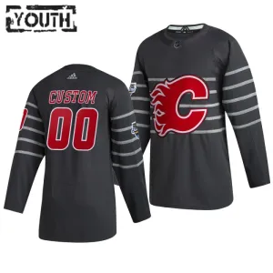 Adidas NHL Calgary Flames Personalisiert All Star 2020 Authentic Trikot - Kinder (Grau) Adidas NHL Calgary Flames Personalisiert All Star 2020 Authentic Trikot - Kinder (Grau)