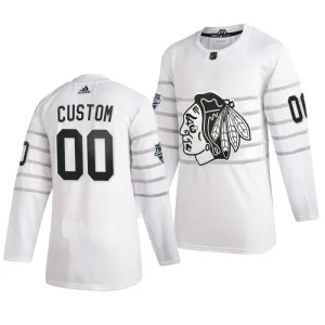 Adidas NHL Chicago Blackhawks Personalisiert All Star 2020 Authentic Trikot - Herren (Weiss) Adidas NHL Chicago Blackhawks Personalisiert All Star 2020 Authentic Trikot - Herren (Weiss)