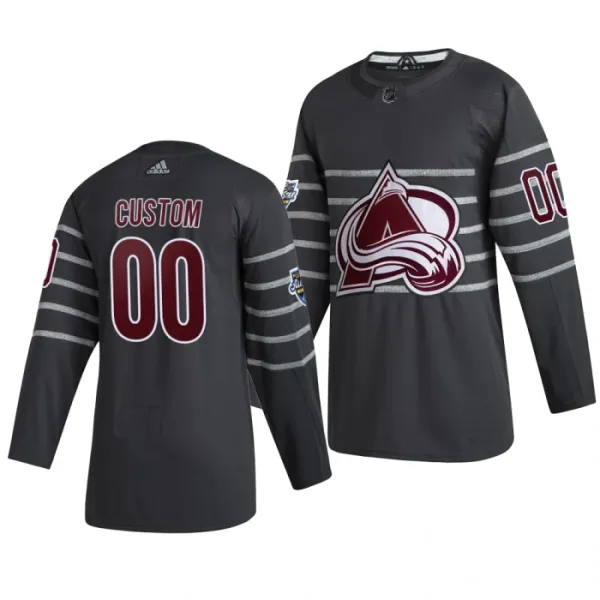 Adidas NHL Colorado Avalanche Personalisiert All Star 2020 Authentic Trikot - Herren (Grau) Adidas NHL Colorado Avalanche Personalisiert All Star 2020 Authentic Trikot - Herren (Grau)