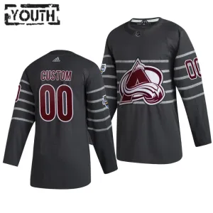 Adidas NHL Colorado Avalanche Personalisiert All Star 2020 Authentic Trikot - Kinder (Grau) Adidas NHL Colorado Avalanche Personalisiert All Star 2020 Authentic Trikot - Kinder (Grau)