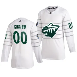 Adidas NHL Minnesota Wild Personalisiert All Star 2020 Authentic Trikot - Herren (Weiss) Adidas NHL Minnesota Wild Personalisiert All Star 2020 Authentic Trikot - Herren (Weiss)