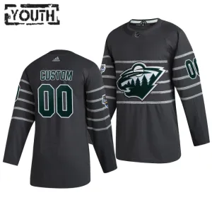 Adidas NHL Minnesota Wild Personalisiert All Star 2020 Authentic Trikot - Kinder (Grau) Adidas NHL Minnesota Wild Personalisiert All Star 2020 Authentic Trikot - Kinder (Grau)