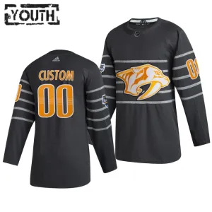 Adidas NHL Nashville Predators Personalisiert All Star 2020 Authentic Trikot - Kinder (Grau) Adidas NHL Nashville Predators Personalisiert All Star 2020 Authentic Trikot - Kinder (Grau)