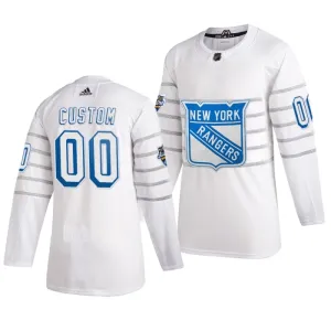 Adidas NHL New York Rangers Personalisiert All Star 2020 Authentic Trikot - Herren (Weiss) Adidas NHL New York Rangers Personalisiert All Star 2020 Authentic Trikot - Herren (Weiss)