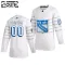 Adidas NHL New York Rangers Personalisiert All Star 2020 Authentic Trikot - Kinder (Weiss)