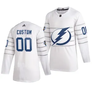 Adidas NHL Tampa Bay Lightning Personalisiert All Star 2020 Authentic Trikot - Herren (Weiss) Adidas NHL Tampa Bay Lightning Personalisiert All Star 2020 Authentic Trikot - Herren (Weiss)