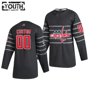Adidas NHL Washington Capitals Personalisiert All Star 2020 Authentic Trikot - Kinder (Grau) Adidas NHL Washington Capitals Personalisiert All Star 2020 Authentic Trikot - Kinder (Grau)