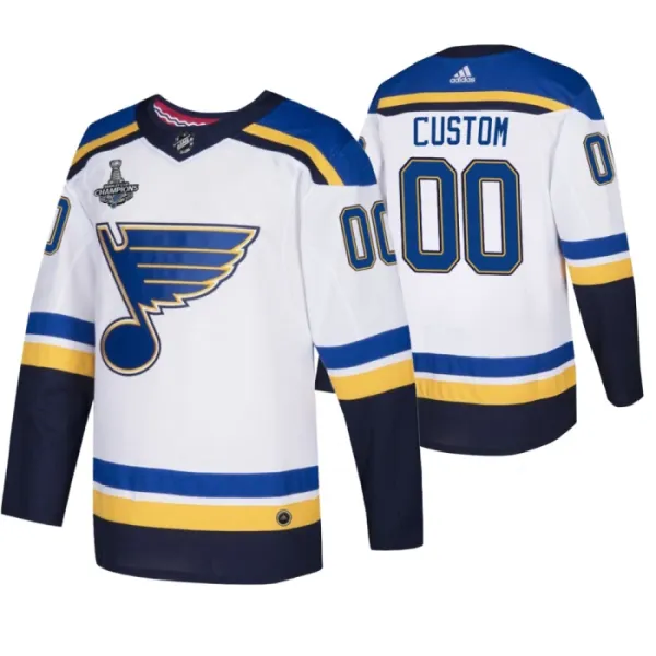 Adidas St. Louis Blues Stanley Cup 2019 Champions Personalisiert Authentic Trikot - Herren (Weiss) Adidas St. Louis Blues Stanley Cup 2019 Champions Personalisiert Authentic Trikot - Herren (Weiss)