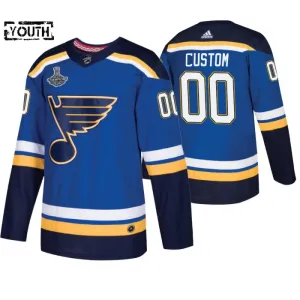 Adidas St. Louis Blues Stanley Cup 2019 Champions Personalisiert Authentic Trikot - Kinder (Blau) Adidas St. Louis Blues Stanley Cup 2019 Champions Personalisiert Authentic Trikot - Kinder (Blau)