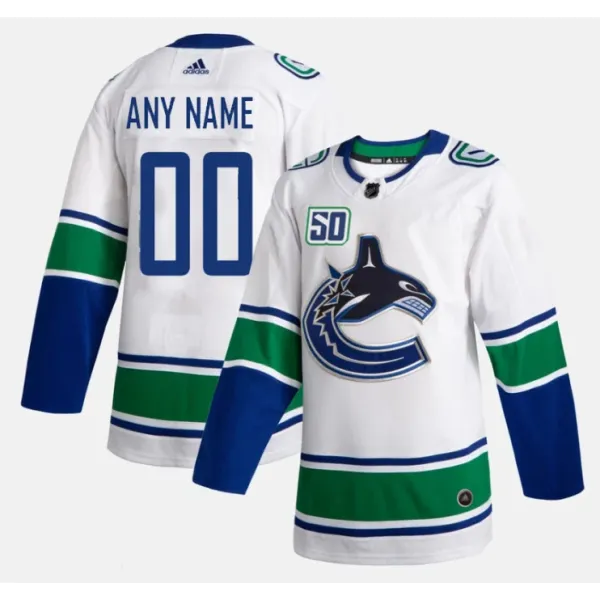 Adidas Vancouver Canucks Personalisiert 50 Jahre Jubiläum Authentic Trikot - Herren (Weiss) Adidas Vancouver Canucks Personalisiert 50 Jahre Jubiläum Authentic Trikot - Herren (Weiss)