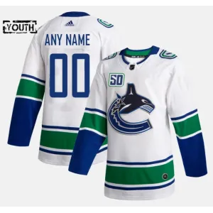 Adidas Vancouver Canucks Personalisiert 50 Jahre Jubiläum Authentic Trikot - Kinder (Weiss) Adidas Vancouver Canucks Personalisiert 50 Jahre Jubiläum Authentic Trikot - Kinder (Weiss)