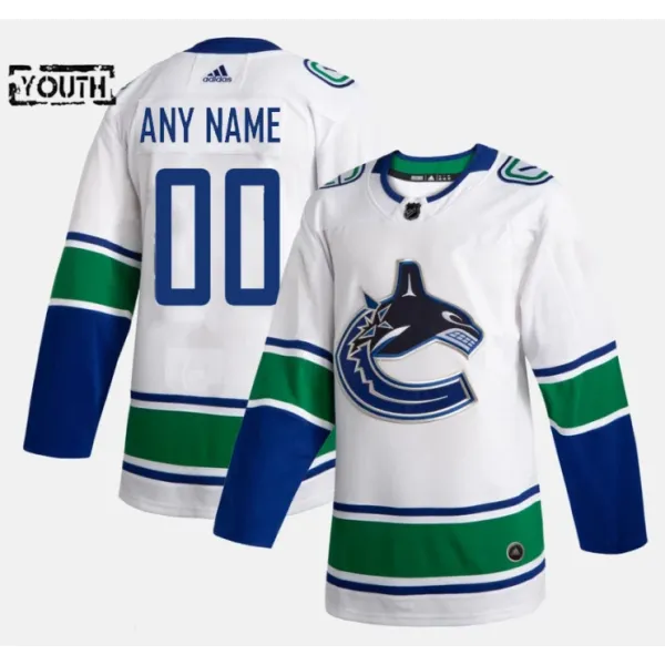 Adidas Vancouver Canucks Personalisiert Authentic Trikot - Kinder (Weiss) Adidas Vancouver Canucks Personalisiert Authentic Trikot - Kinder (Weiss)