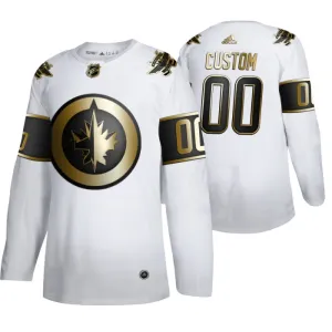 Adidas Winnipeg Jets Personalisiert Golden Edition Authentic Trikot - Herren (Weiss) Adidas Winnipeg Jets Personalisiert Golden Edition Authentic Trikot - Herren (Weiss)