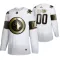 Adidas Winnipeg Jets Personalisiert Golden Edition Authentic Trikot - Herren (Weiss)