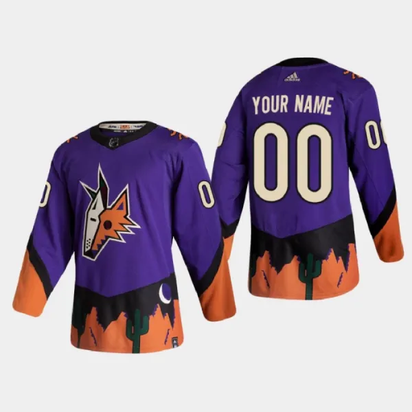 Arizona Coyotes Personalisiert Reverse Retro Authentic Trikot - Herren Arizona Coyotes Personalisiert Reverse Retro Authentic Trikot - Herren