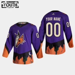 Arizona Coyotes Personalisiert Reverse Retro Authentic Trikot - Kinder Arizona Coyotes Personalisiert Reverse Retro Authentic Trikot - Kinder