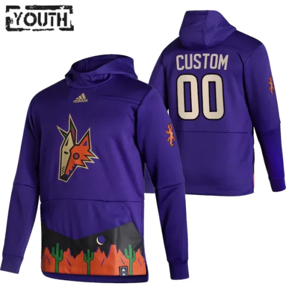 Arizona Coyotes Personalisiert Reverse Retro Kapuzenpullover - Kinder Arizona Coyotes Personalisiert Reverse Retro Kapuzenpullover - Kinder