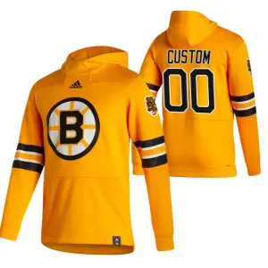 Boston Bruins Personalisiert Reverse Retro Kapuzenpullover - Herren Boston Bruins Personalisiert Reverse Retro Kapuzenpullover - Herren