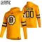 Boston Bruins Personalisiert Reverse Retro Kapuzenpullover - Kinder
