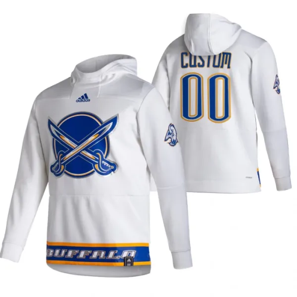 Buffalo Sabres Personalisiert Reverse Retro Kapuzenpullover - Herren Buffalo Sabres Personalisiert Reverse Retro Kapuzenpullover - Herren