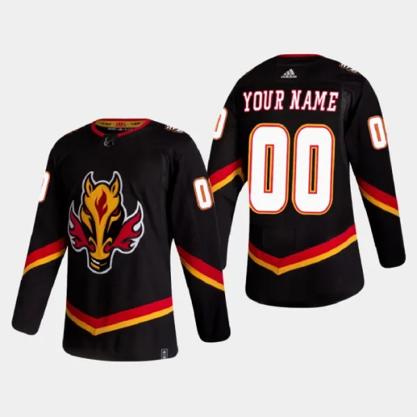 Calgary Flames Personalisiert Reverse Retro Authentic Trikot - Herren Calgary Flames Personalisiert Reverse Retro Authentic Trikot - Herren