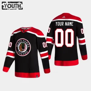 Chicago Blackhawks Personalisiert Reverse Retro Authentic Trikot - Kinder Chicago Blackhawks Personalisiert Reverse Retro Authentic Trikot - Kinder