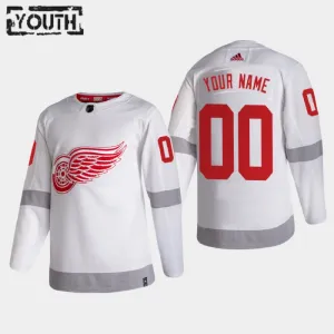 Detroit Red Wings Personalisiert Reverse Retro Authentic Trikot - Kinder Detroit Red Wings Personalisiert Reverse Retro Authentic Trikot - Kinder
