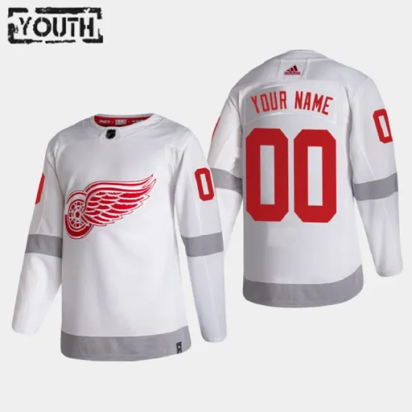Detroit Red Wings Personalisiert Reverse Retro Authentic Trikot - Kinder Detroit Red Wings Personalisiert Reverse Retro Authentic Trikot - Kinder