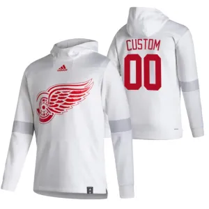 Detroit Red Wings Personalisiert Reverse Retro Kapuzenpullover - Herren Detroit Red Wings Personalisiert Reverse Retro Kapuzenpullover - Herren