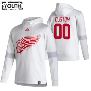 Detroit Red Wings Personalisiert Reverse Retro Kapuzenpullover - Kinder Detroit Red Wings Personalisiert Reverse Retro Kapuzenpullover - Kinder