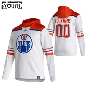 Edmonton Oilers Personalisiert Reverse Retro Kapuzenpullover - Kinder Edmonton Oilers Personalisiert Reverse Retro Kapuzenpullover - Kinder
