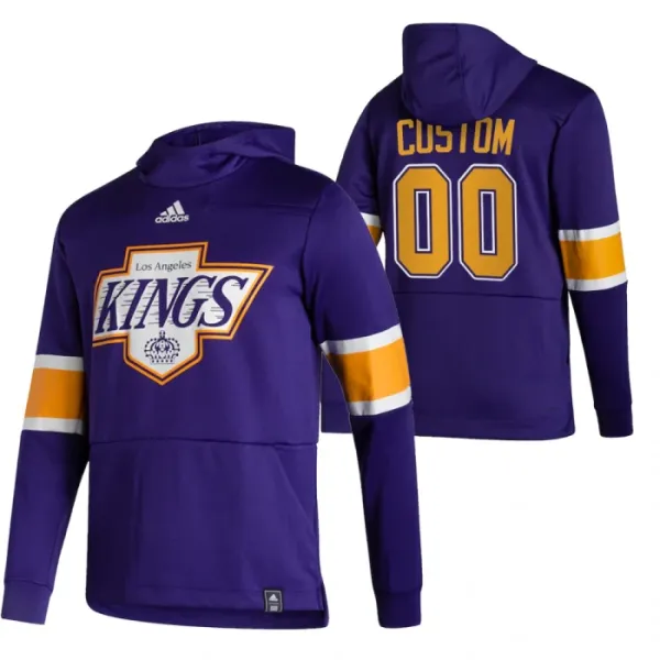 Los Angeles Kings Personalisiert Reverse Retro Kapuzenpullover - Herren Los Angeles Kings Personalisiert Reverse Retro Kapuzenpullover - Herren