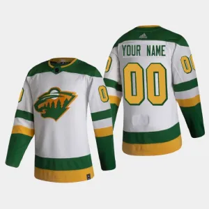 Minnesota Wild Personalisiert Reverse Retro Authentic Trikot - Herren Minnesota Wild Personalisiert Reverse Retro Authentic Trikot - Herren