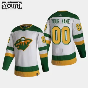 Minnesota Wild Personalisiert Reverse Retro Authentic Trikot - Kinder Minnesota Wild Personalisiert Reverse Retro Authentic Trikot - Kinder