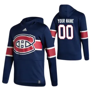 Montreal Canadiens Personalisiert Reverse Retro Kapuzenpullover - Herren Montreal Canadiens Personalisiert Reverse Retro Kapuzenpullover - Herren