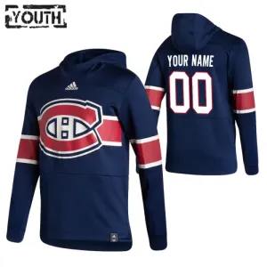 Montreal Canadiens Personalisiert Reverse Retro Kapuzenpullover - Kinder Montreal Canadiens Personalisiert Reverse Retro Kapuzenpullover - Kinder